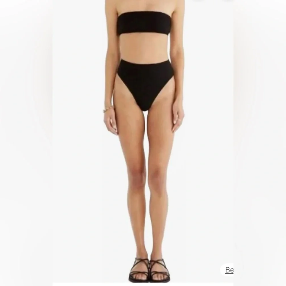 Rumer the label. Cassidy High waist bikini bottoms‎ black